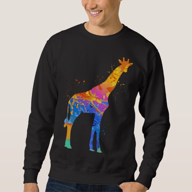 Moletom Giraffe Cute Wildlife Animal  Giraffe Graphic (Frente)
