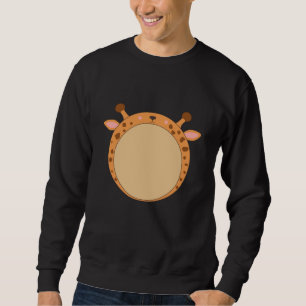 Moletom Giraffe Funny Zoo Animais Rodando Girafas