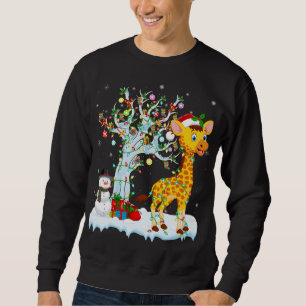 Moletom Giraffe Xmas Element Tree Lighting Giraffe Christy