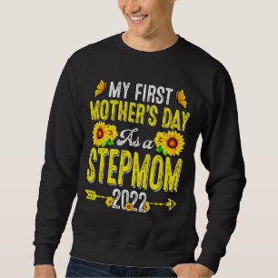 Moletom Girassol Meu Primeiro Dia de as mães Como Uma Madr