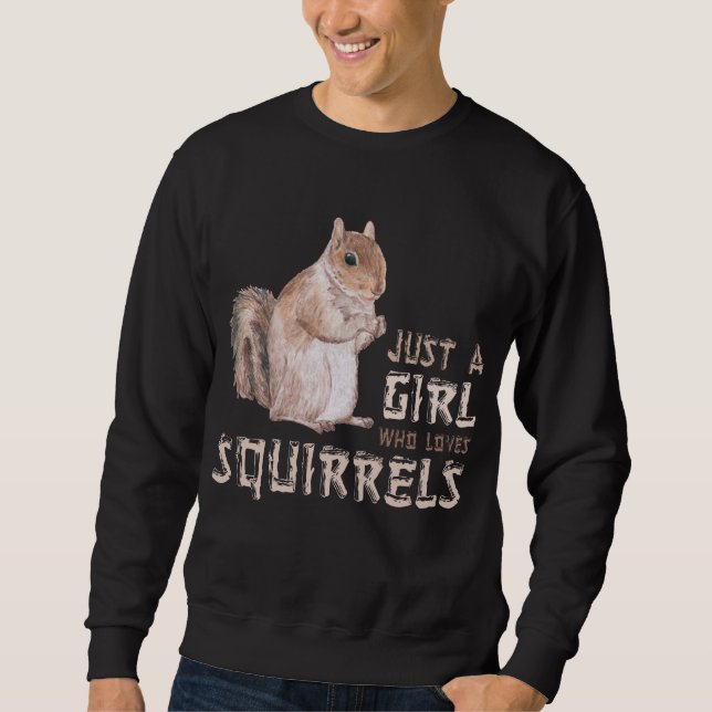 Moletom Girl Squirrel Lover (Frente)