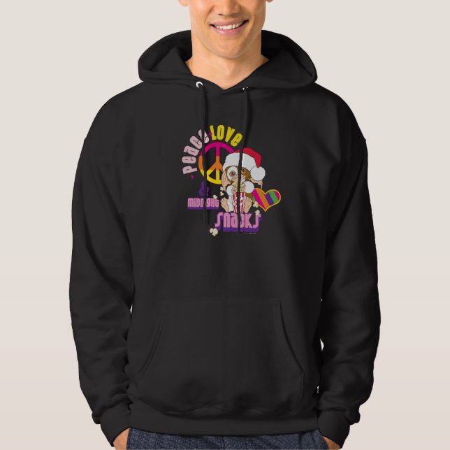 Moletom Gizmo | Peace Love & Midnight Snacks (Frente)