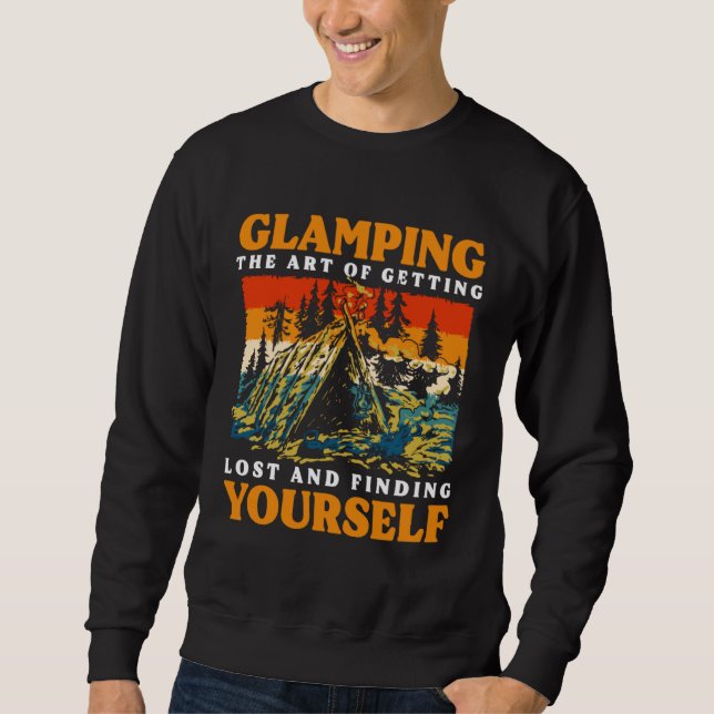 Moletom Glamping O De Se Perder E Se Encontrar (Frente)