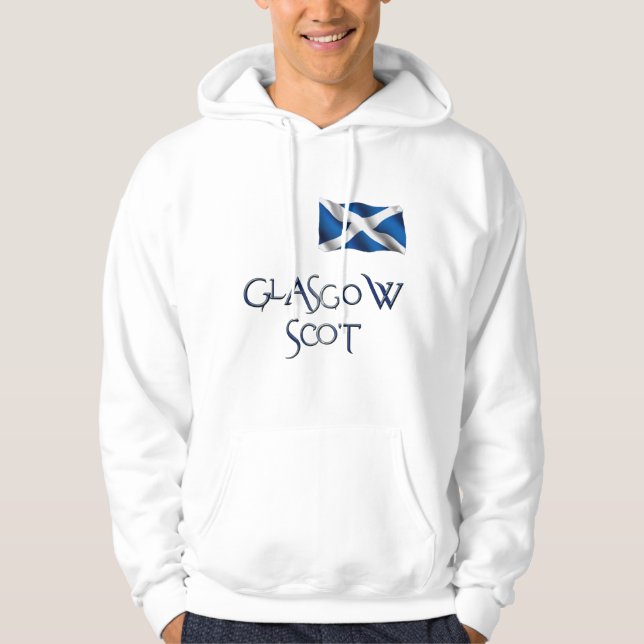 Moletom Glasgow Flag of Scotland Patriotic Hoodie (Frente)