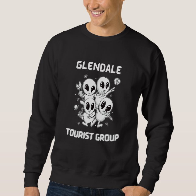 Moletom Glendale Native Pride Alienígena Funny State Touri (Frente)