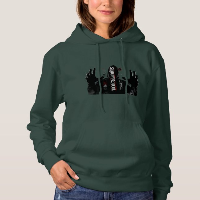 Moletom Glitch Streetwear para Mulheres (Frente)