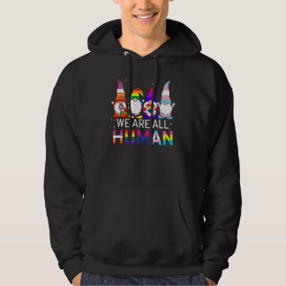 Moletom Gnome Lgbt Somos Todos Humanos Ally Rainbow Lgbt F