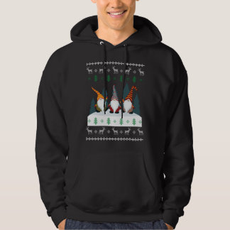 Moletom Gnomos do Jardim Bonito Xmas Elf Feliz Natal