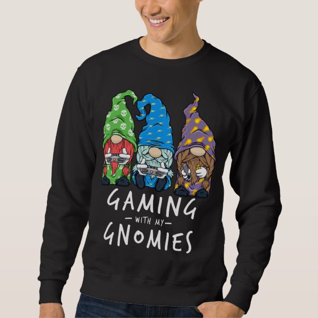 Moletom Gnomos Jogadores Com Meus Gnomos (Frente)
