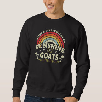 Moletom Goa É Apenas Uma Garota Que Ama O Sol E Os Caprino