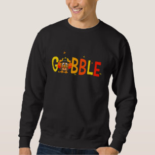 Moletom Gobble Gobble Cute Turkey Peregre Meninos Do Que