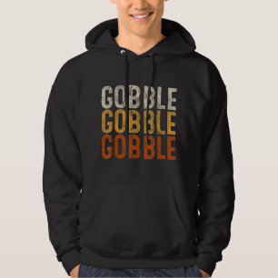 Moletom Gobble Gobble Turquia Dia de Ação de Graças Oferec