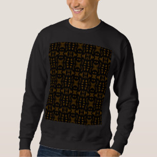Moletom Golden Obsidian Tribal Ikat Pattern