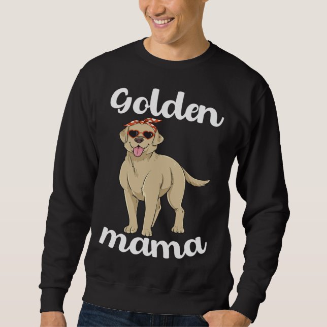 Moletom Golden Retriever Mama Labrador Mom Women Mothers D (Frente)