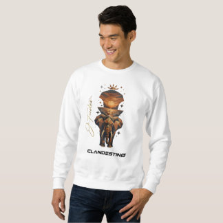 Moletom Golden Sunset Elephant – Long Sleeve Tee