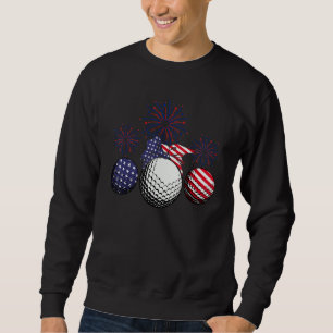 Moletom Golf American Flag Firework Patriótico 4 De Julho