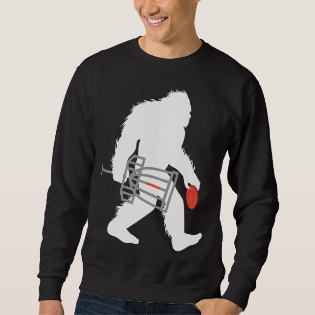 Moletom Golfe de Disco Criptid Sasquatch de Golf em Disco  (Frente)