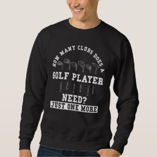 Moletom Golfe Dizendo Quantos Pinos Faz Um Jogador De Golf