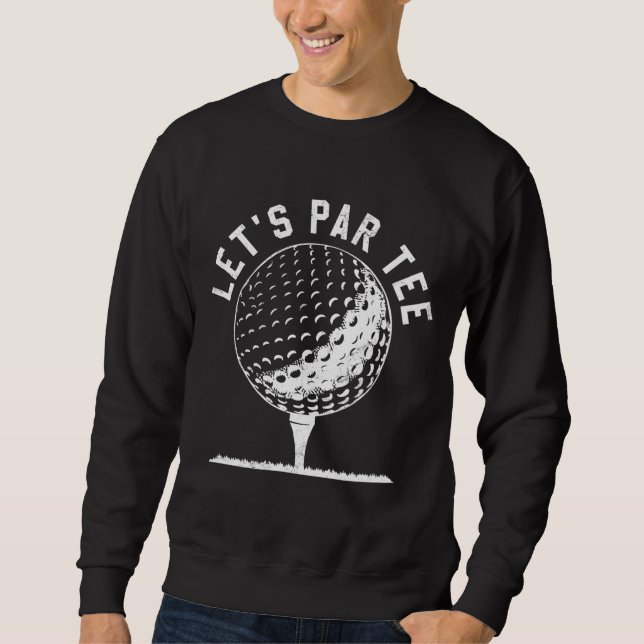 Moletom Golfe do Partido do Vamos Par de vamos Piada Engra (Frente)