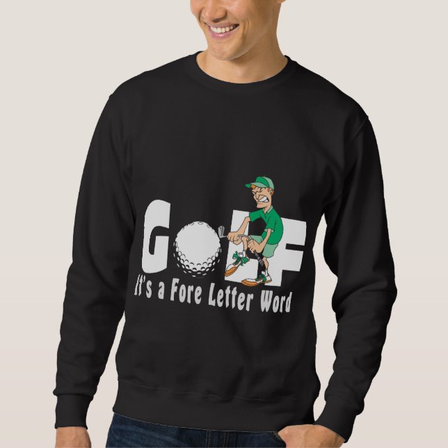 Moletom Golfe é um t-shirt dianteiro da palavra da letra (Frente)