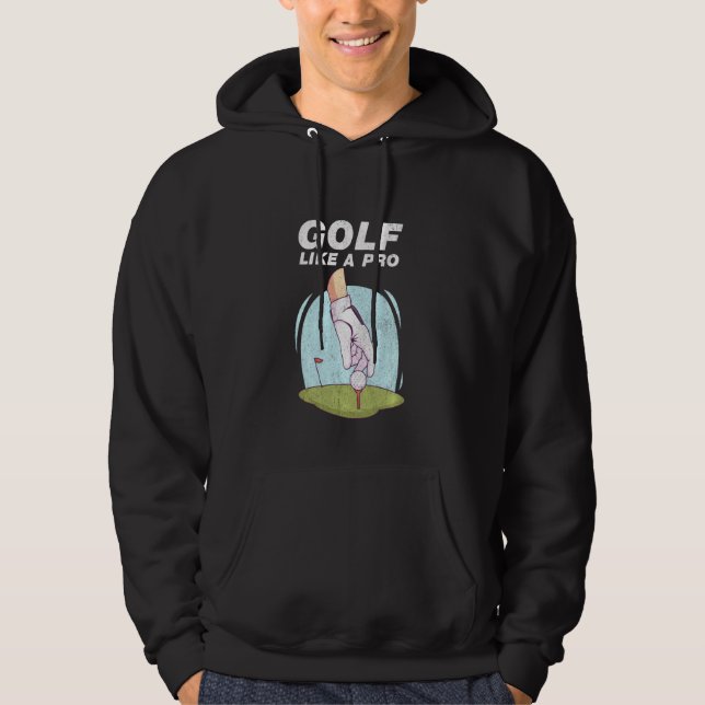 Moletom Golfe Engraçado Para Golfistas Que Adoram Jogar Go (Frente)
