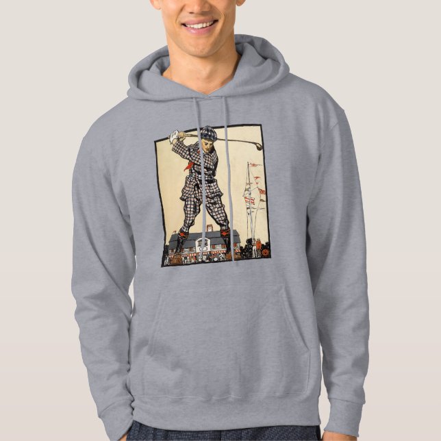 Moletom Golfe Golfista Vintage Antigo Golfe (Frente)