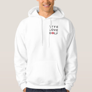 Moletom Golfe vivo do amor que Golfing o preto vermelho
