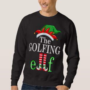 Moletom Golfing Elf Family Matching Group Christmas Pajama