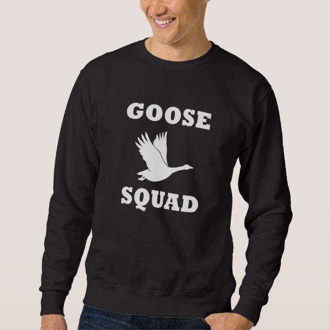 Moletom Goose Squad Cute Geese Wildlife Birds Premium (Frente)