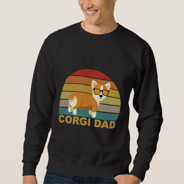 Moletom Gorgi Dad For Corgi Dog (Frente)
