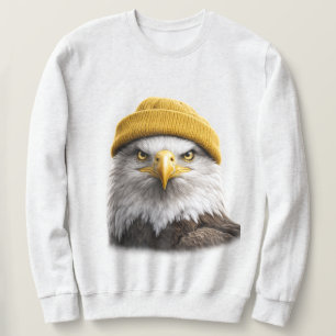 Moletom Gorro Cozy Eagle - Design de Inverno de Águia Amer