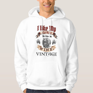 Moletom Gosto das minhas roupas como gosto do meu vinho: