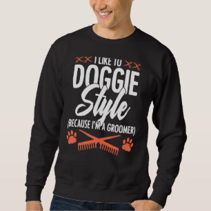 Moletom Gosto de Estilo de Doggie, porque sou um Pet G