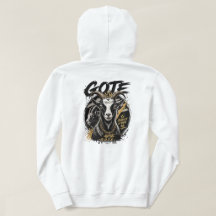 GOTE Goat Hoodie – Logotipo Minimalista de Streetw