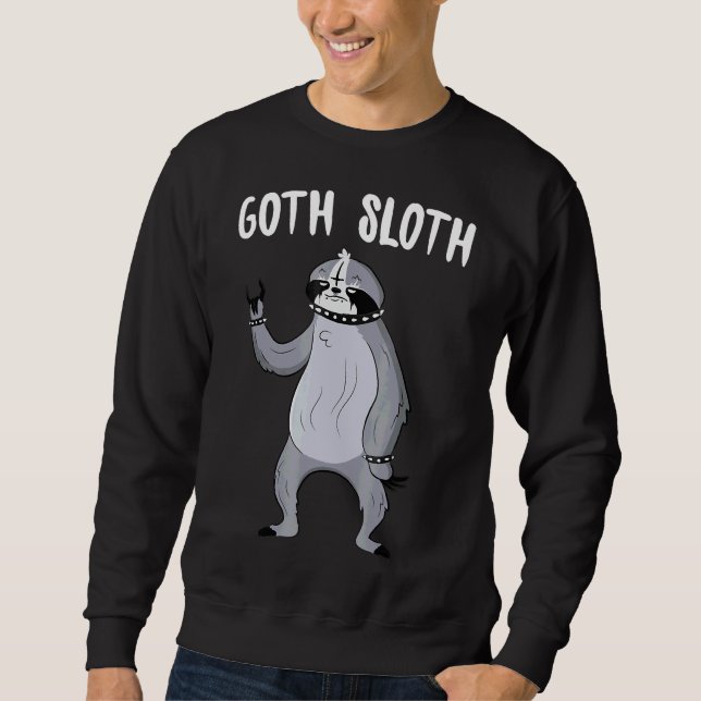 Moletom Gótico Lama Engraçada Metal Negro Gótico (Frente)