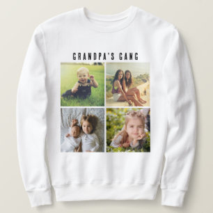 Moletom Grade de Fotografias, Personalizada para as Gangas