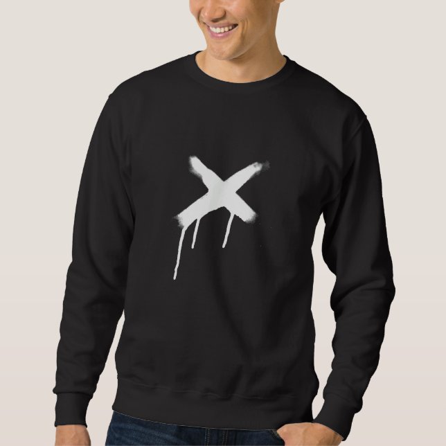 Moletom Graffiti Spray Graffiti   x Motif Hoodie Man (Frente)