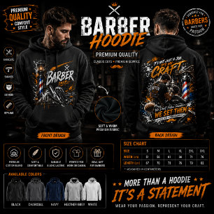 Moletom Gráfico de Barbearia
