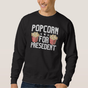 Moletom Gráfico de Éater de Milho Pop de Popcorn