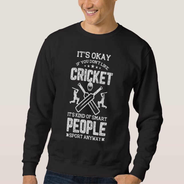 Moletom Gráfico de Esporte do Cricket Smart Player (Frente)