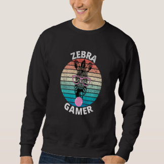 Moletom Gráfico do Jogador Zebra Para Crianças Homens e Mu