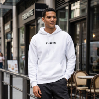 Moletom Gráfico FUSION Branco Moderno | Urbano