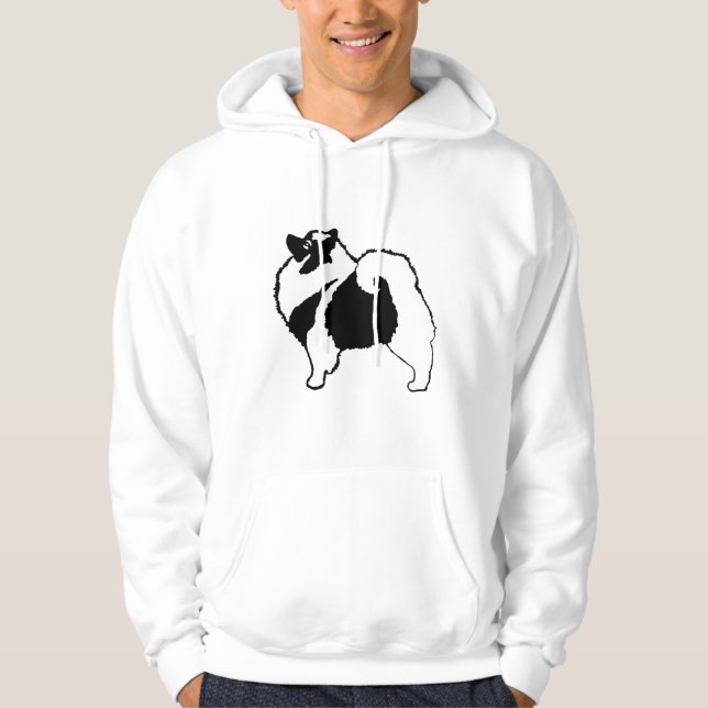 Moletom Gráficos Keeshond - Arte de Cachorro Original (Frente)