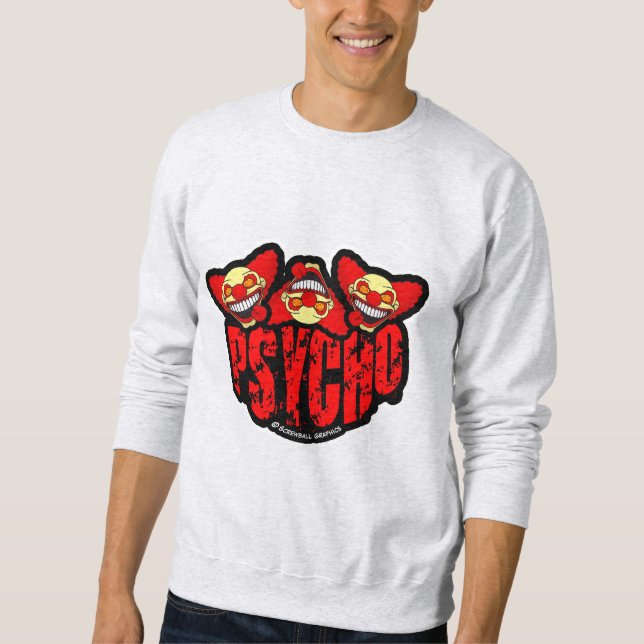 Moletom Gráficos PSYCHO Screwball (Frente)