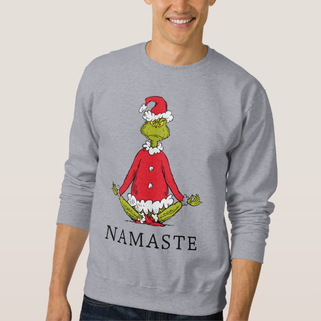 Moletom Gralha | Namaste Santa Claus (Frente)