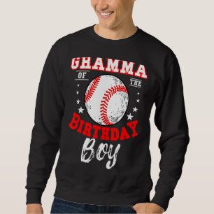 Moletom Gramma Do Garoto Birthday Baseball Theme Bday Cel