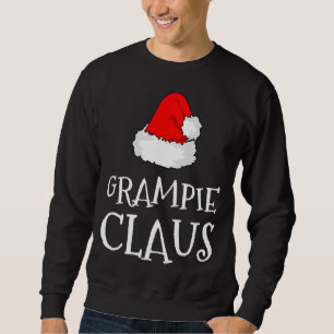 Moletom Grampie Claus Christmas Hat Family Matando Pajama