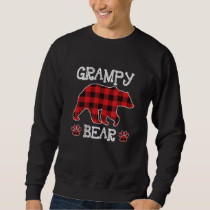 Moletom Grampy Bear Christmas Pajama Red Xadrez Buffalo Fa