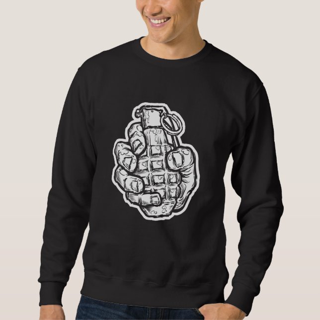 Moletom Granada de Mão em Estilo de Quadrinhos (Frente)
