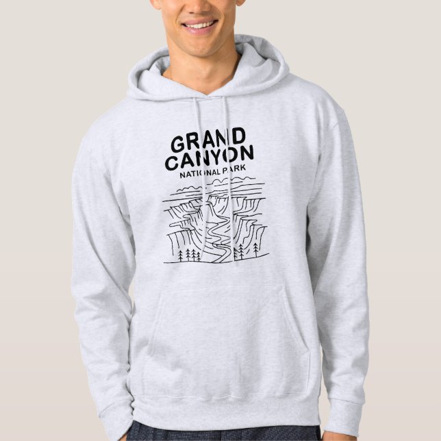 Moletom Grand Canyon National Park Line Art (Frente)